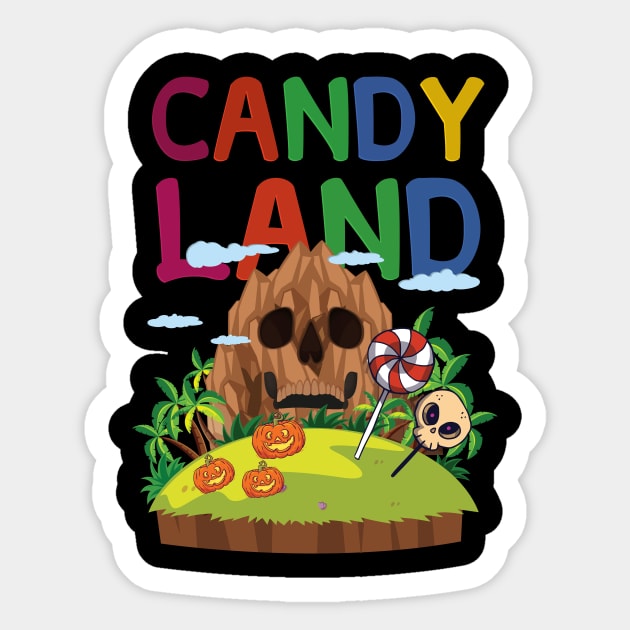 candy land, Happy Halloween Sticker by FatTize